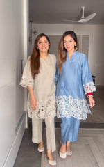 New Designer Exclusive Heavy Chinon Fabric With Embroidery Work Co-Ord Sets